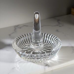 Waterford Crystal Clear Glass Ring Holder